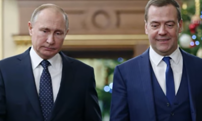 Presiden Putin dan Medvedev/Foto: Instagram Putin